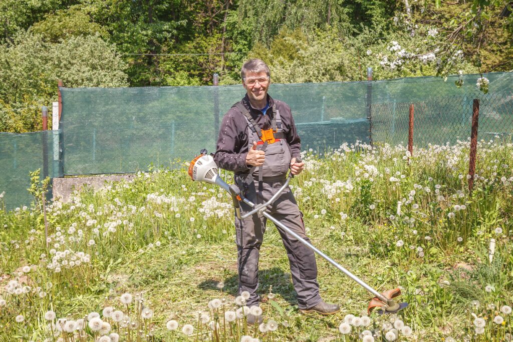 weed whacking